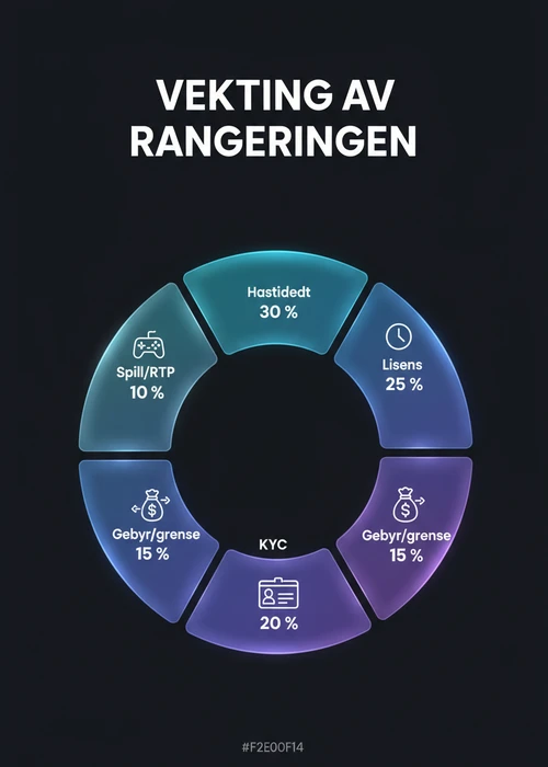 Oversikt over ti forskjellige logoer som representerer topp casinoer med rask utbetaling